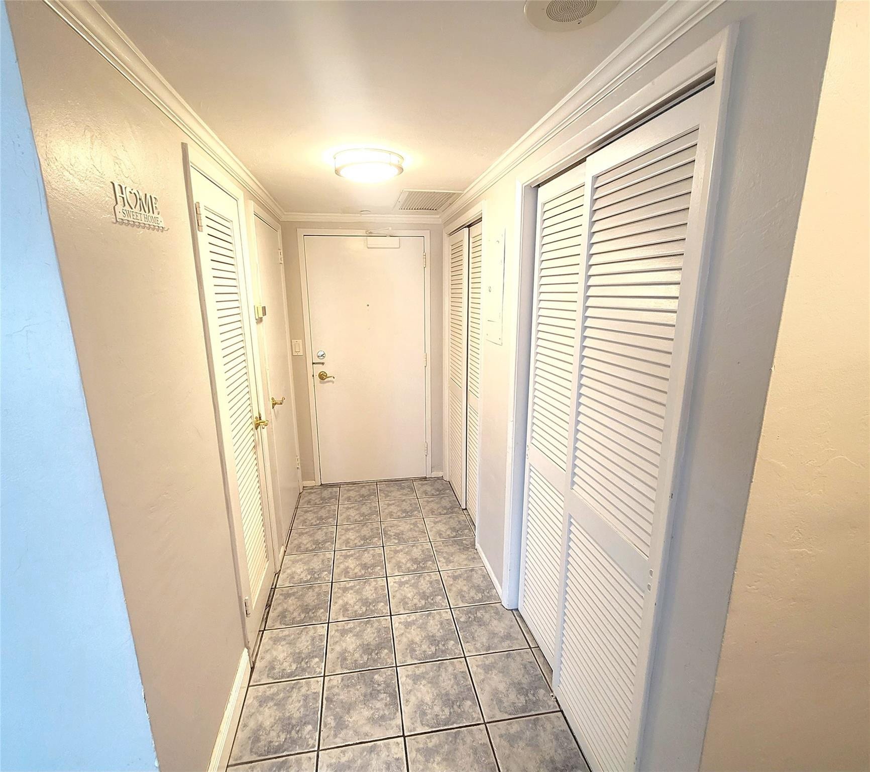 Interior of condo