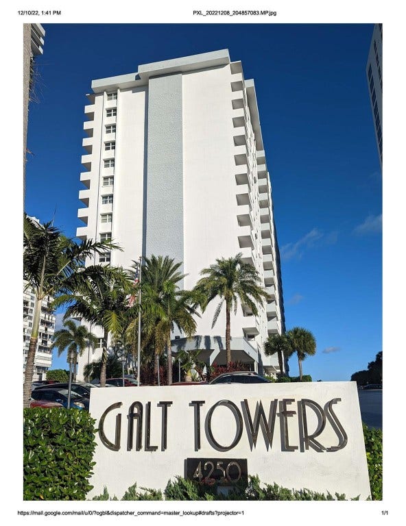 4250 Galt Ocean Drive, #2E, Fort Lauderdale, Fort Lauderdale, FL 33308