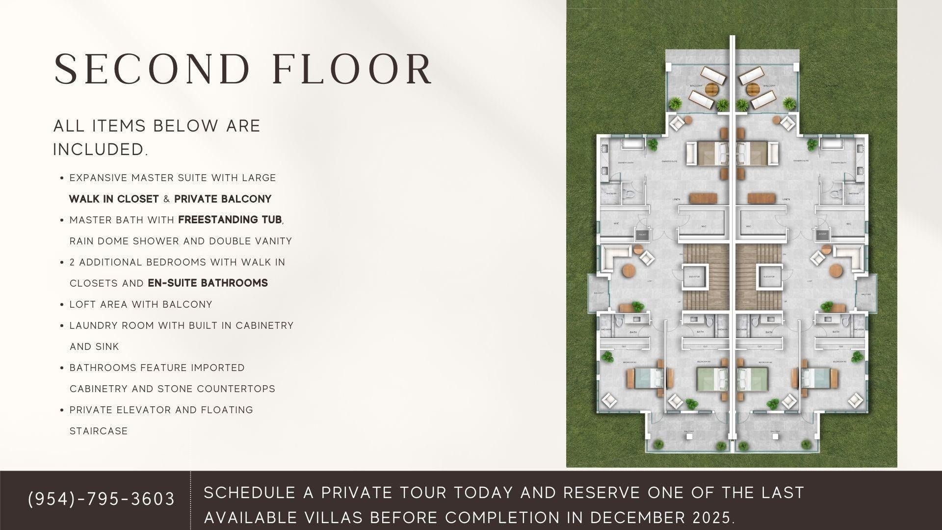 Second Floor Plan  A well-balanced layout featuring private bedrooms and flexible spaces, ideal for both rest and everyday living.