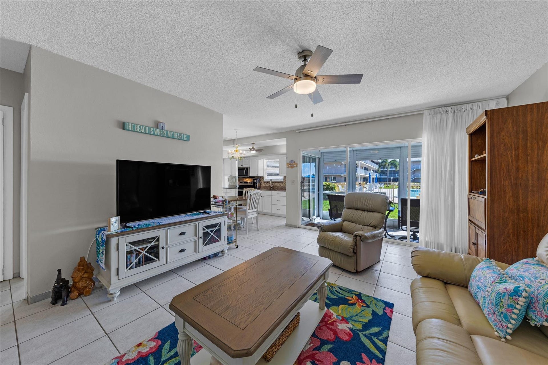 Spacious living room with an abundance of natural light