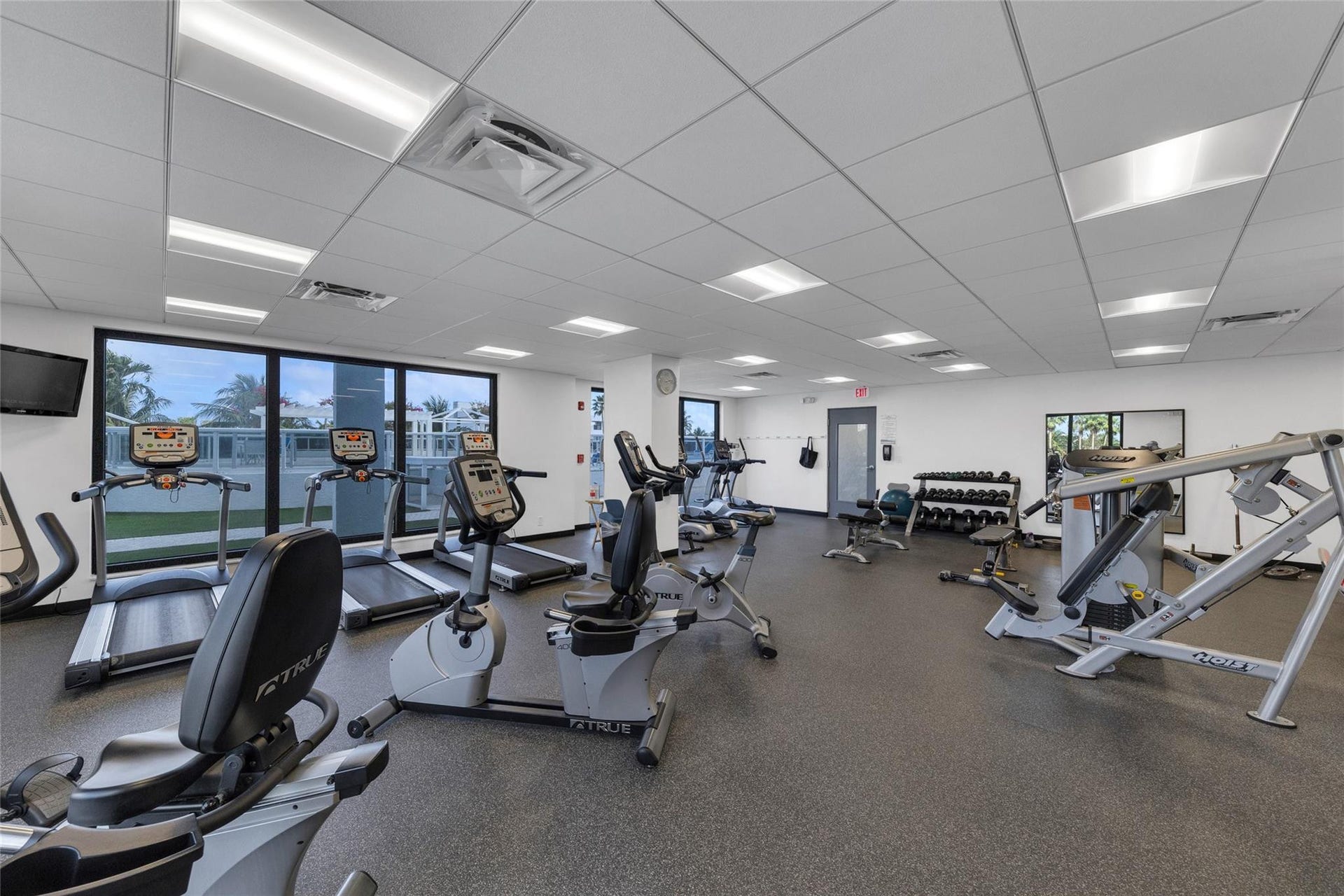 3015 N Ocean Boulevard, #9C, Fort Lauderdale, FL 33308 Great views of the deck while working out.