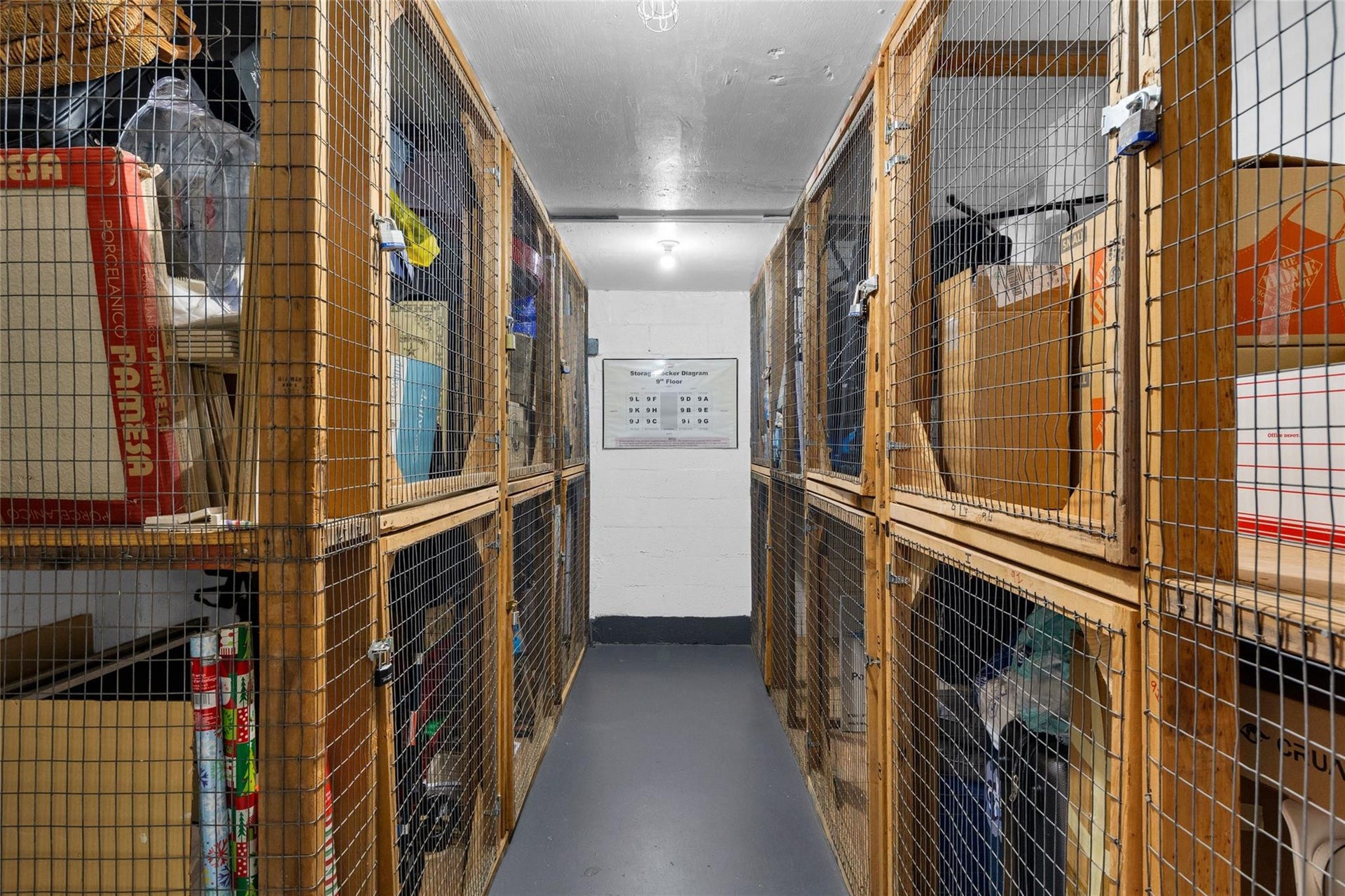 3015 N Ocean Boulevard, #9C, Fort Lauderdale, FL 33308 Air-conditioned storage bin is located next to unit