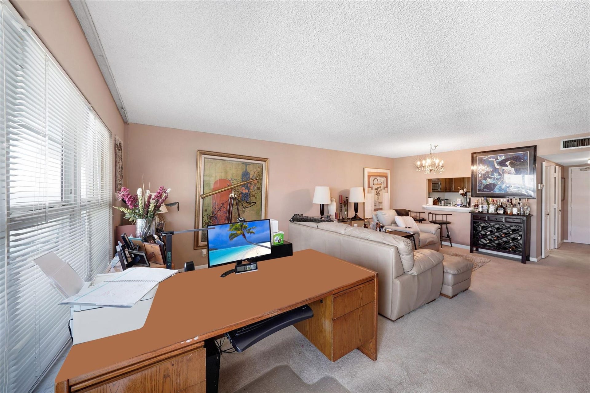 Living Room & Dining Area
