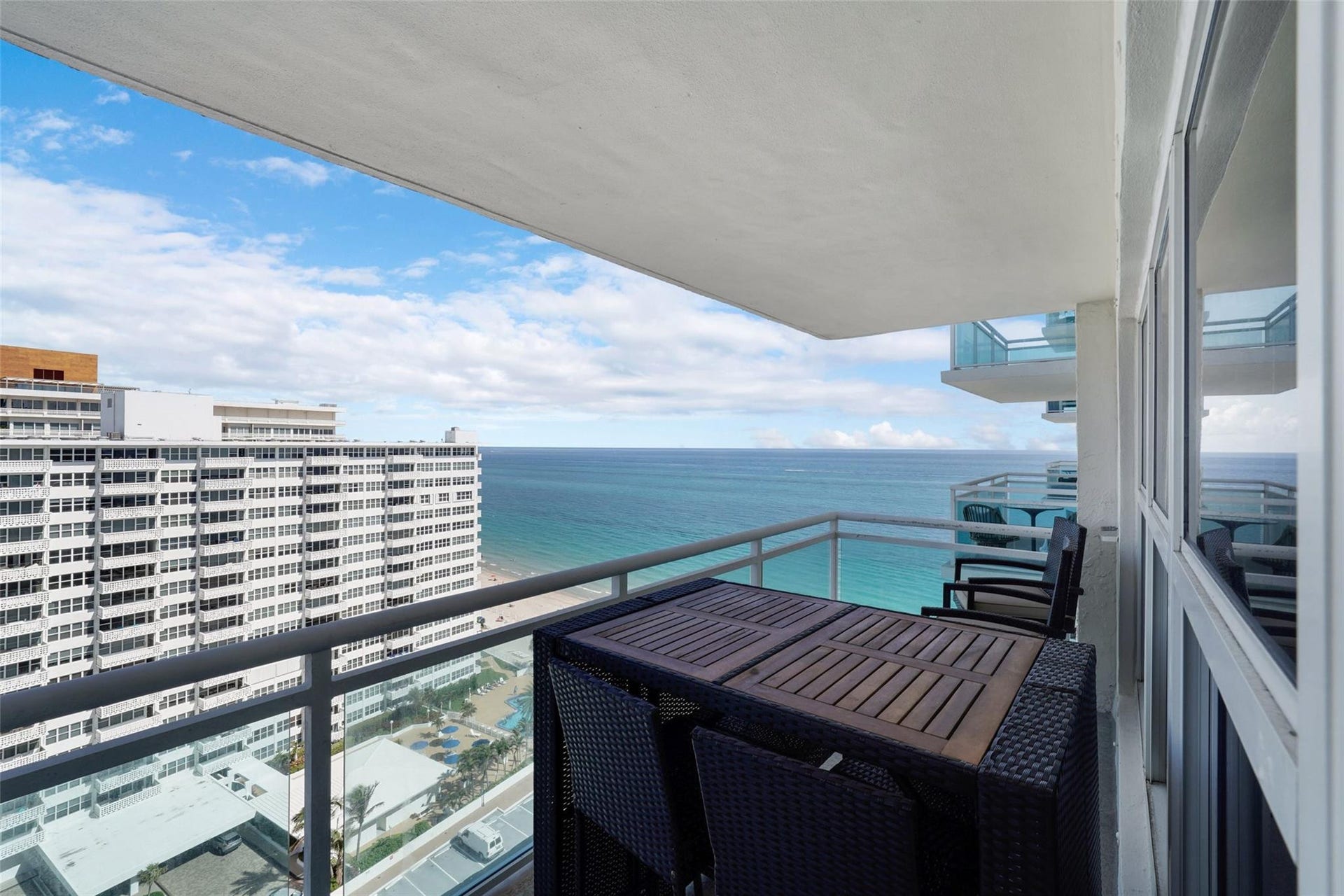 Ocean View from Balcony