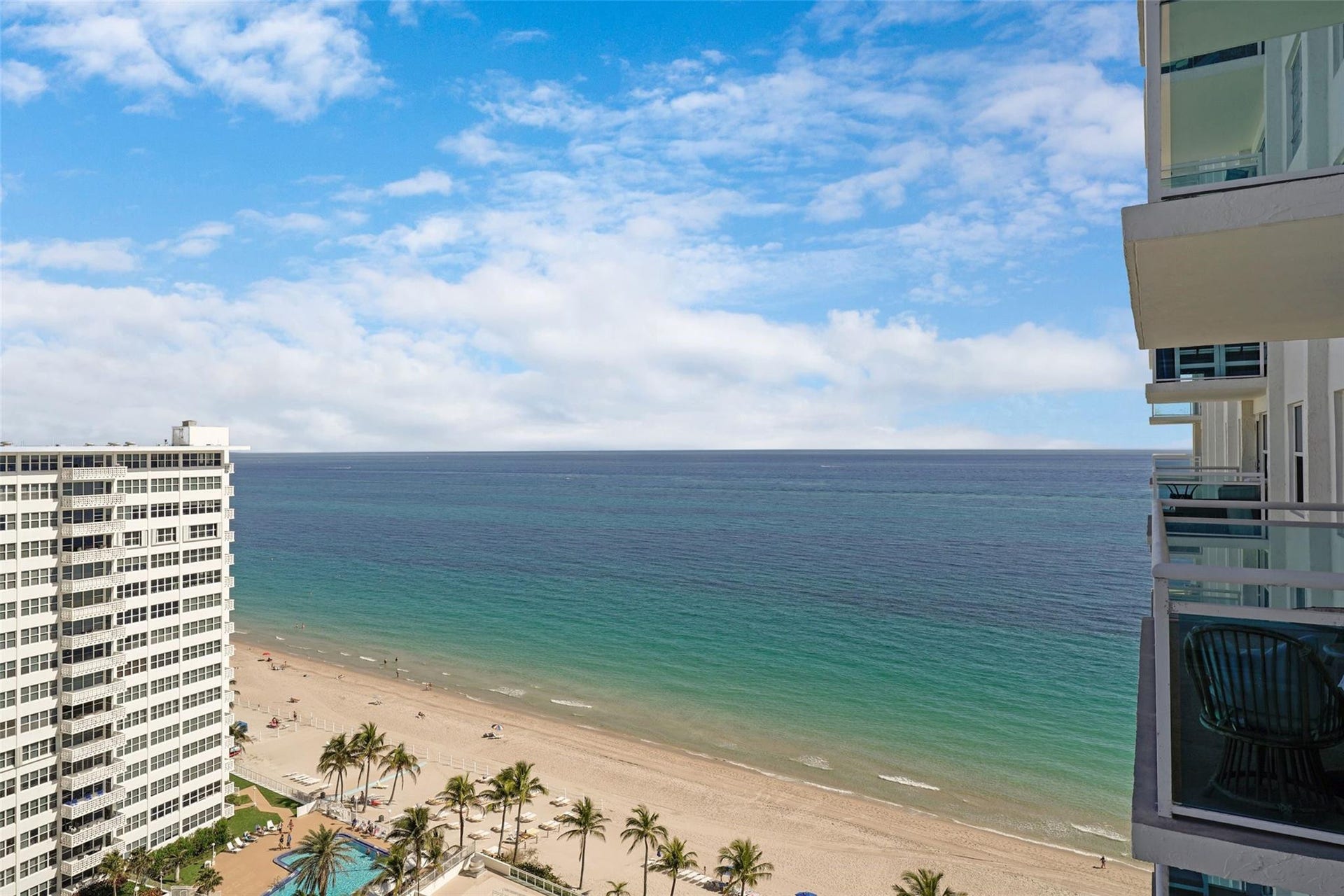 Ocean View from Balcony
