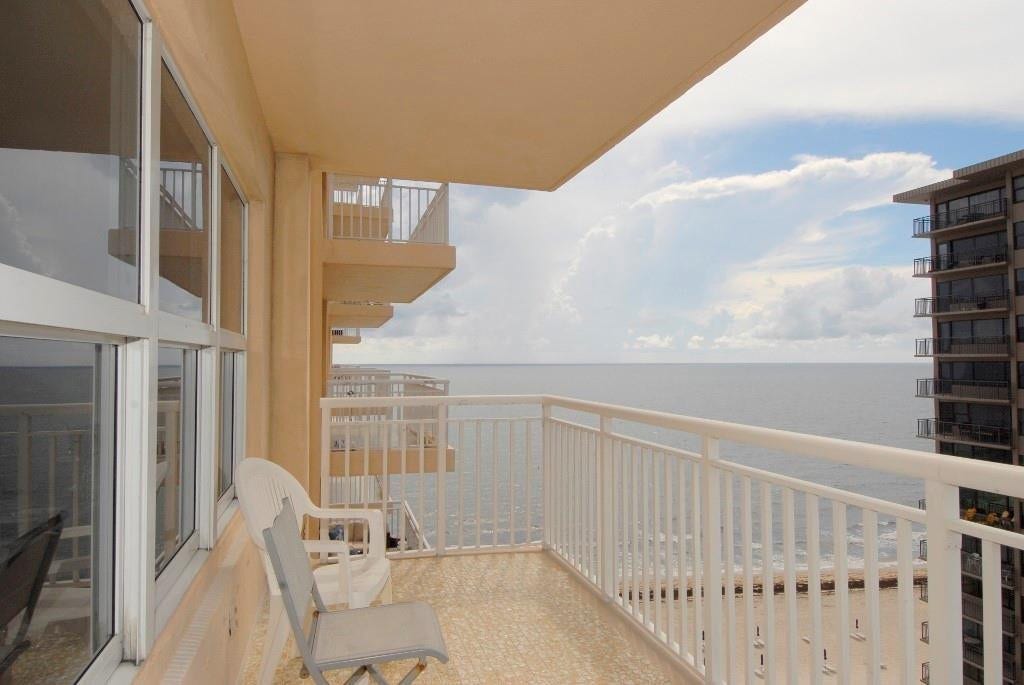 3850 Galt Ocean Drive, #1204, Fort Lauderdale, FL 33308 East view from balcony