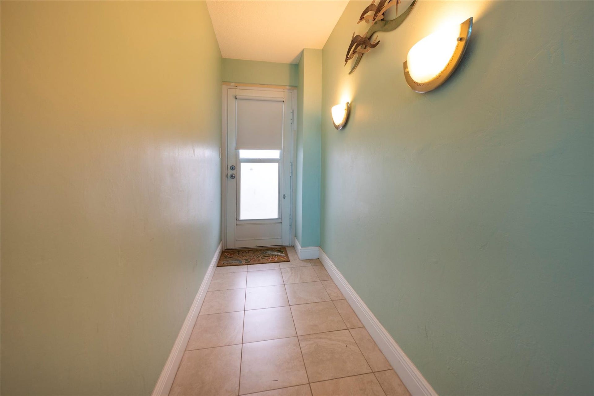 Unit entry foyer