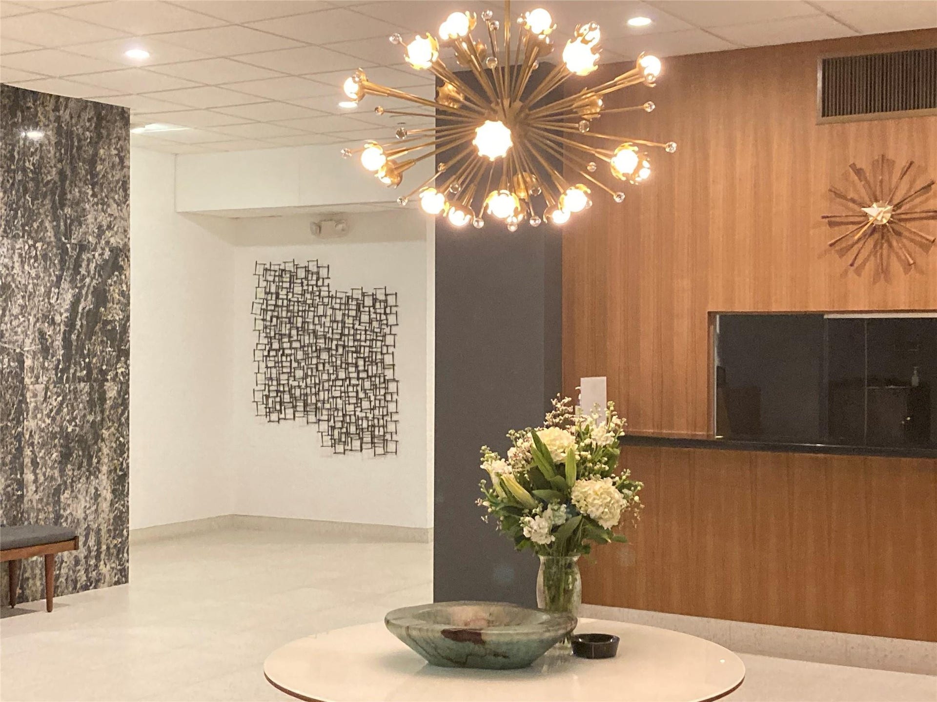 Lobby entrance table