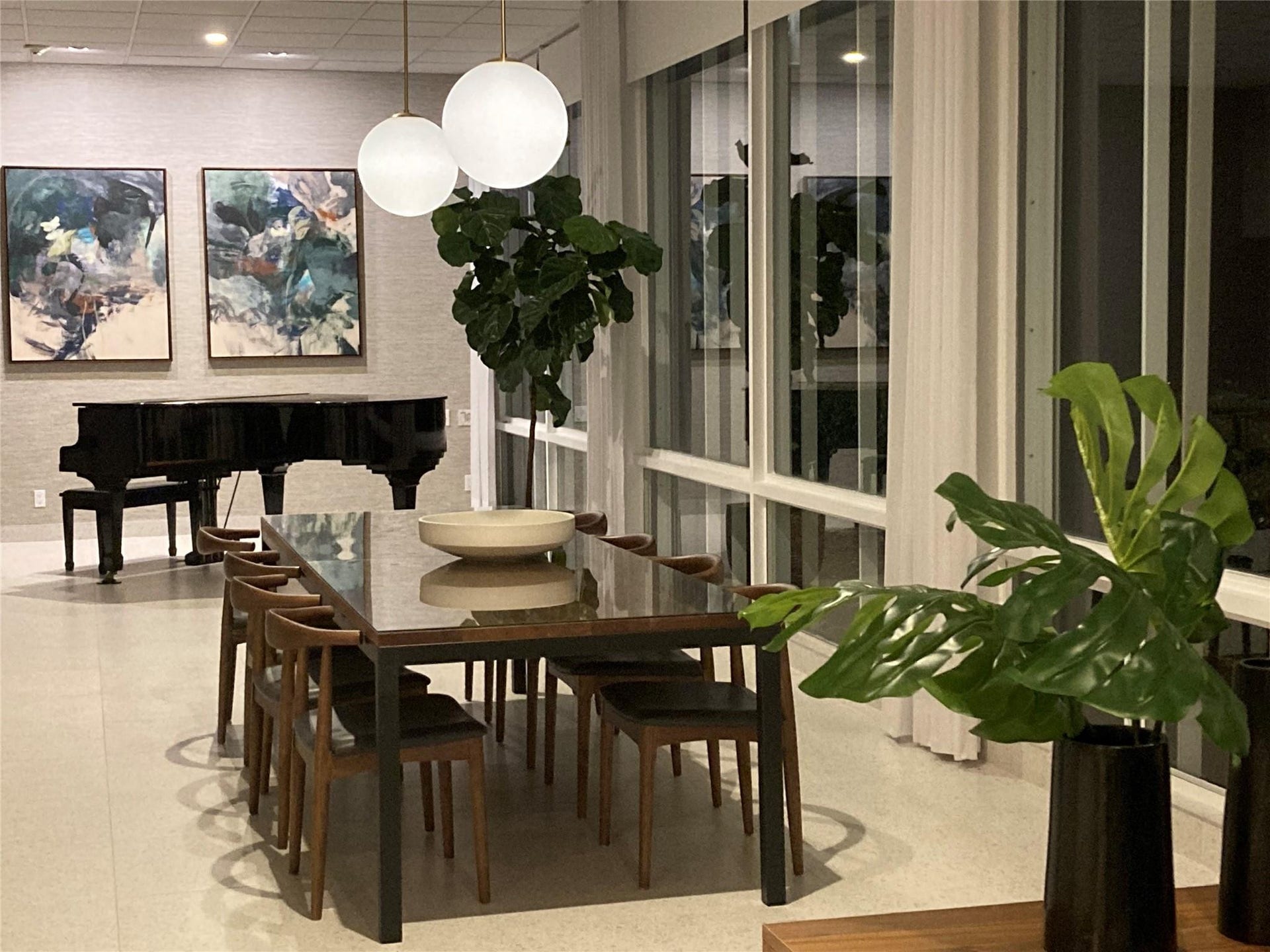 Lobby meeting table