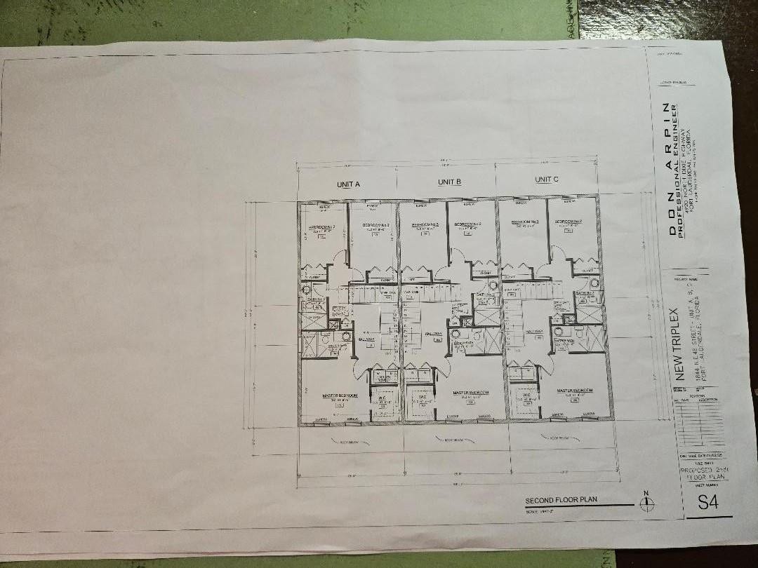 Fort Lauderdale, FL 33308 S4 new plans for City of Fort LauderdaleSecond floor bedrooms and 2 full bathrooms