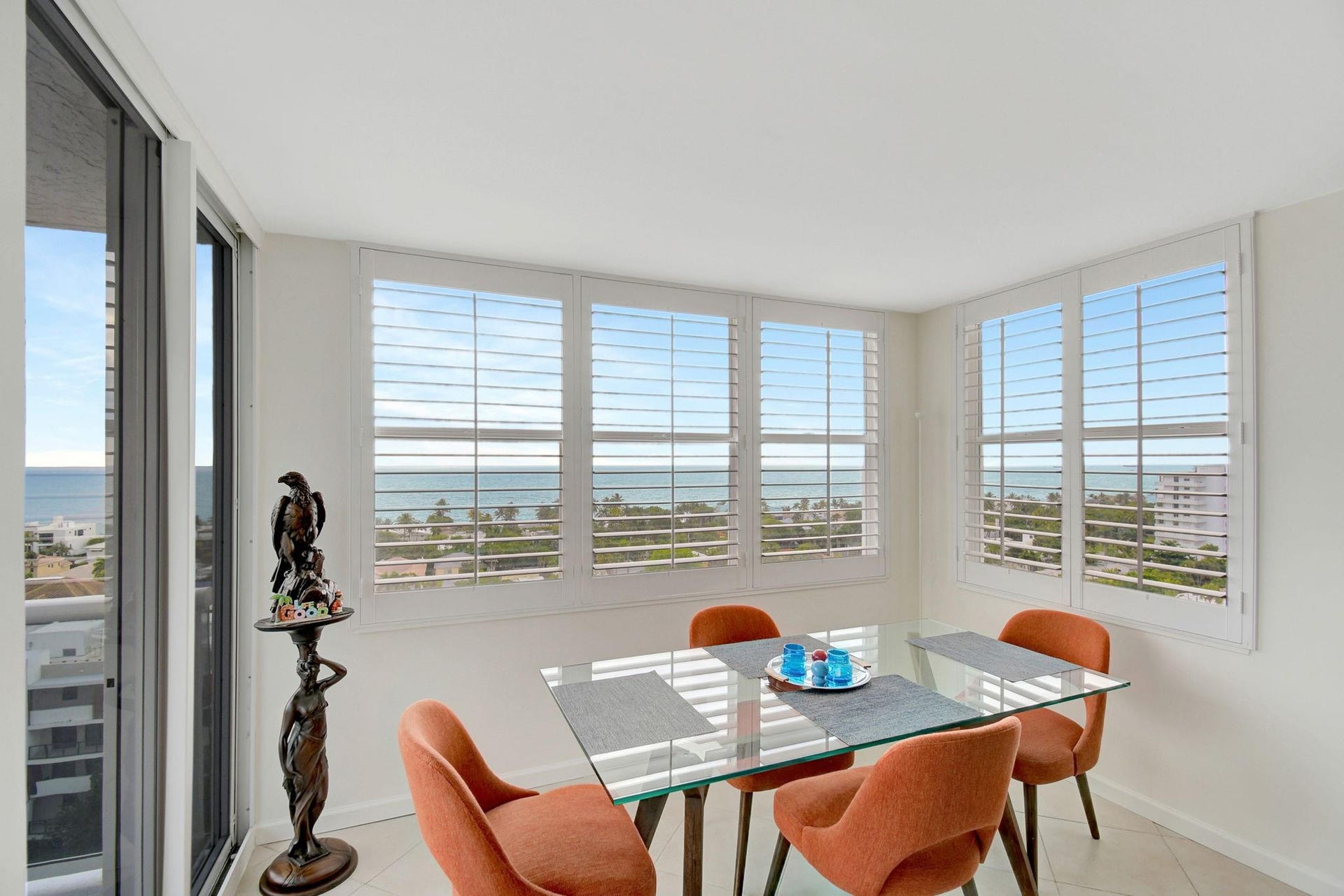 3015 N Ocean Boulevard, #12F, Fort Lauderdale, FL 33308 view from dining area