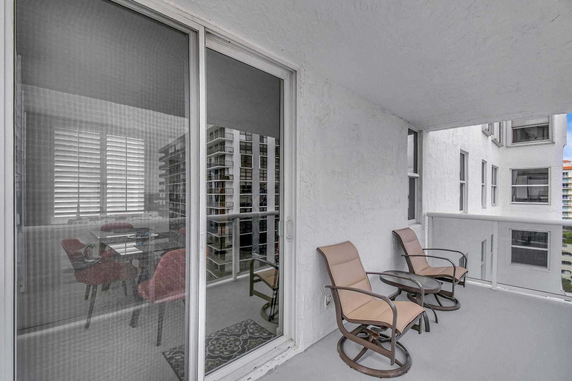 3015 N Ocean Boulevard, #12F, Fort Lauderdale, FL 33308 large balcony