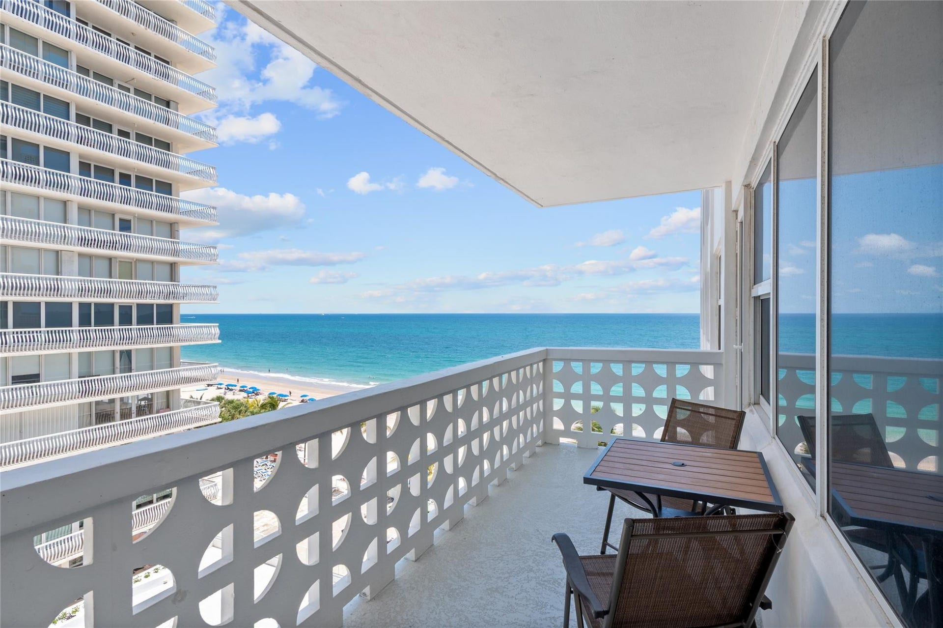 4010 Galt Ocean Drive, #702, Fort Lauderdale, FL 33308 Balcony