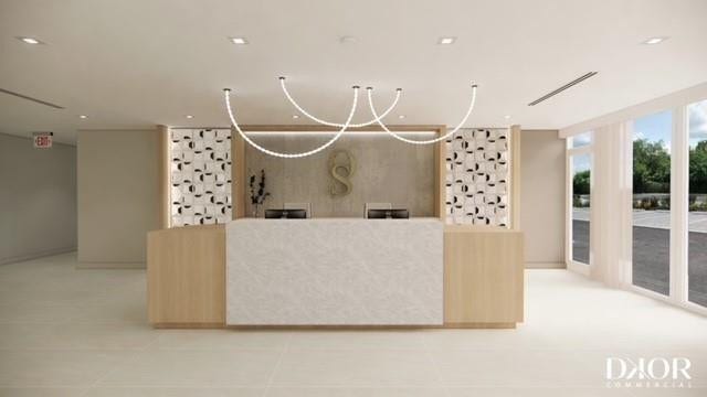 4010 Galt Ocean Drive, #702, Fort Lauderdale, FL 33308 Artist's rendering of renovated lobby