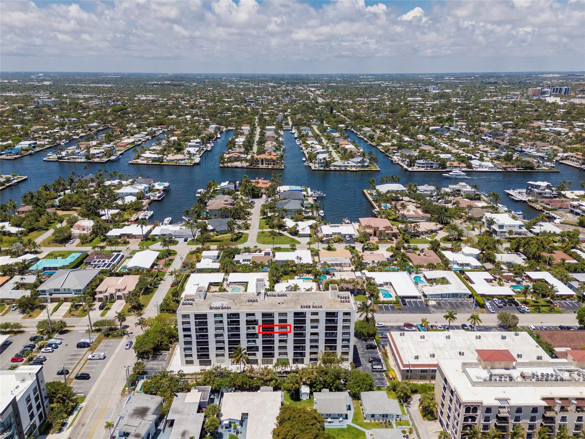 2300 NE 33rd Avenue, #703, Fort Lauderdale, FL 33305 Aerial Intracoastal View