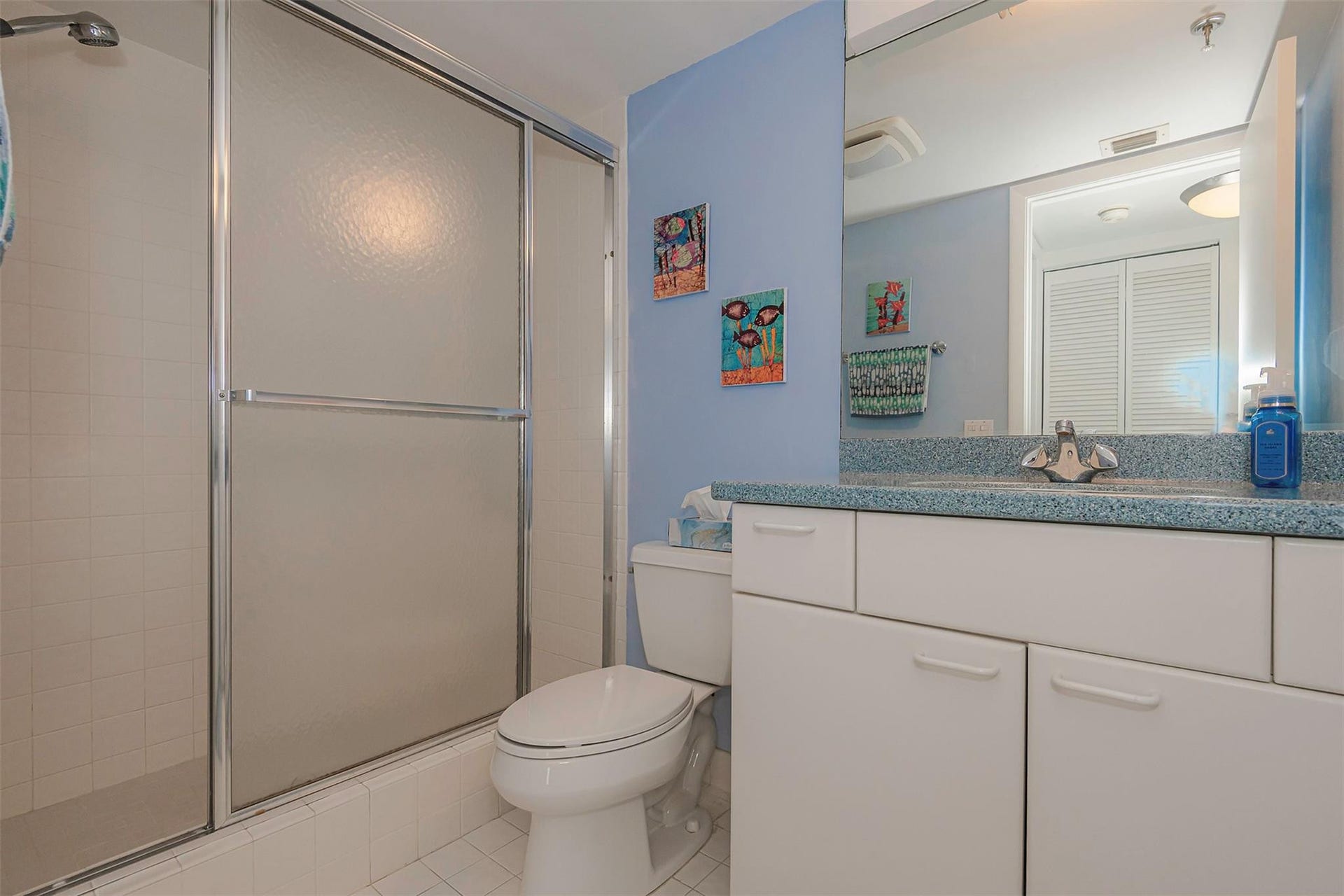 2300 NE 33rd Avenue, #703, Fort Lauderdale, FL 33305 Guest Bathroom-Stall Shower