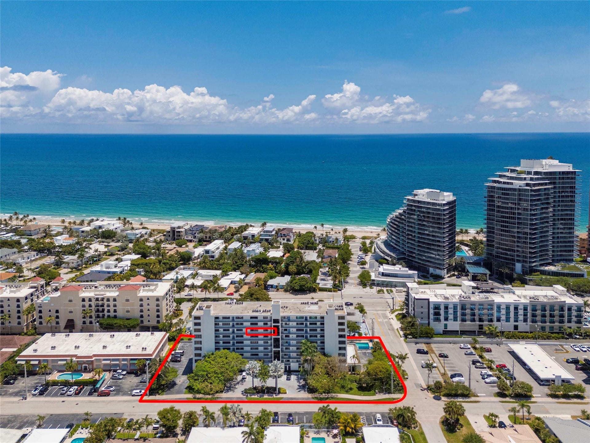 2300 NE 33rd Avenue, #703, Fort Lauderdale, FL 33305 Aerial-Direct Ocean & Intracoastal View