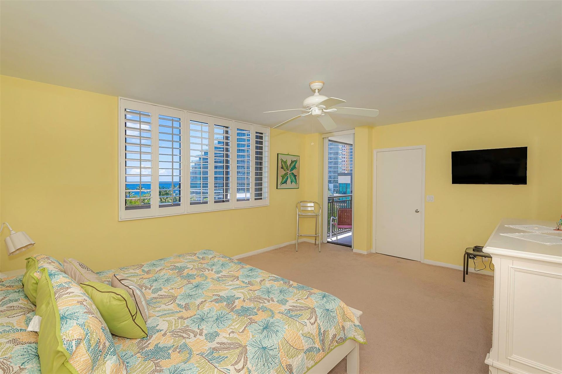 2300 NE 33rd Avenue, #703, Fort Lauderdale, FL 33305 Huge Master Bedroom-Ocean View