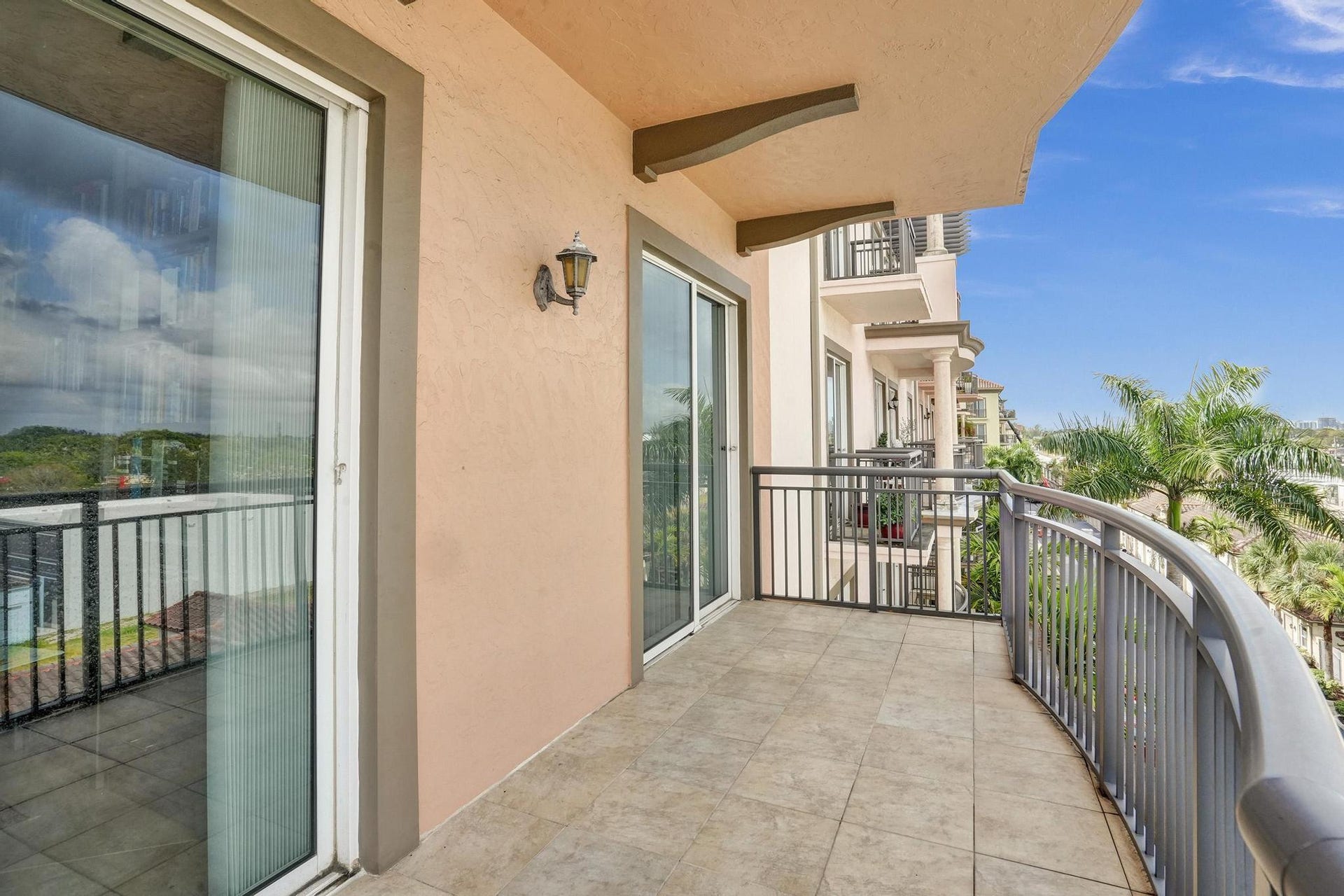 2633 NE 14th Avenue, #400, Wilton Manors, FL 33334 Balcony off the 2 bedrooms