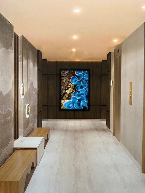 Upcoming new hallways.
