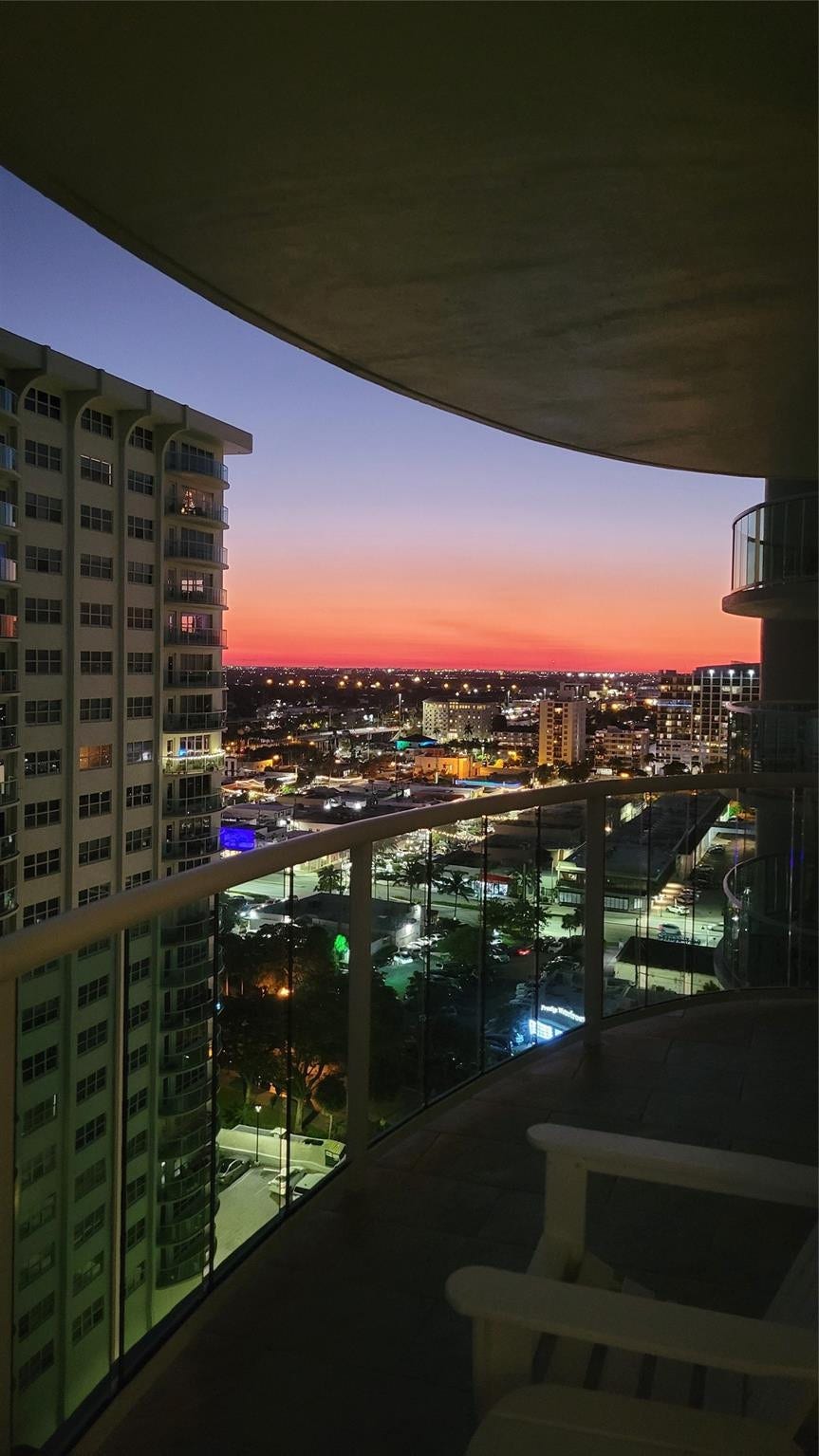 At night, the sunsets are lovely, and the city lights come alive.