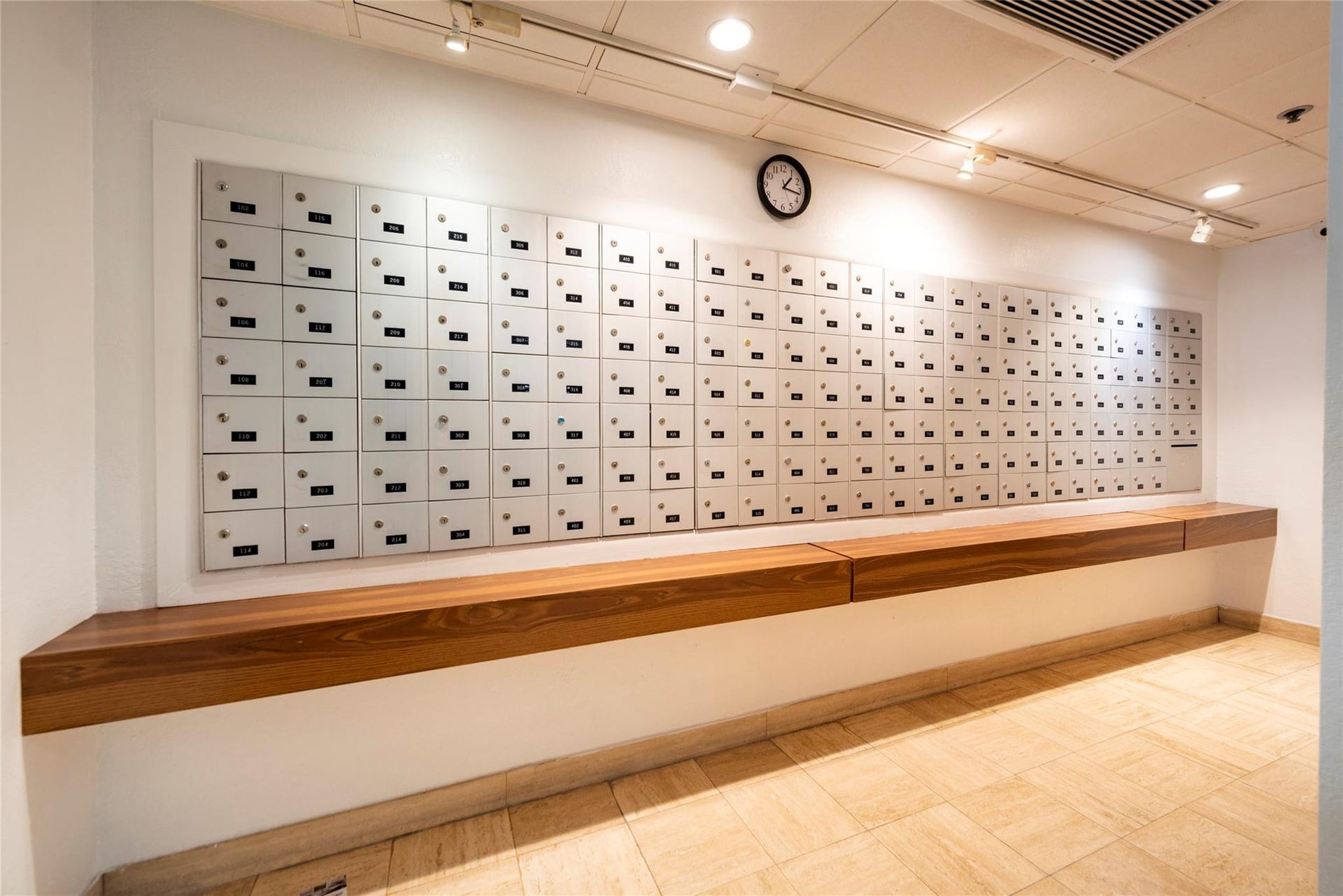Mail Boxes in Lobby