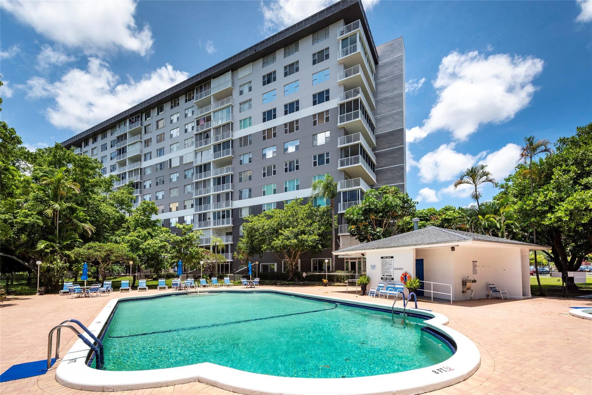 Pool & Rear Building