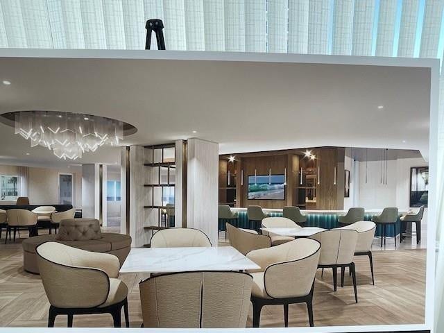 New north lounge.