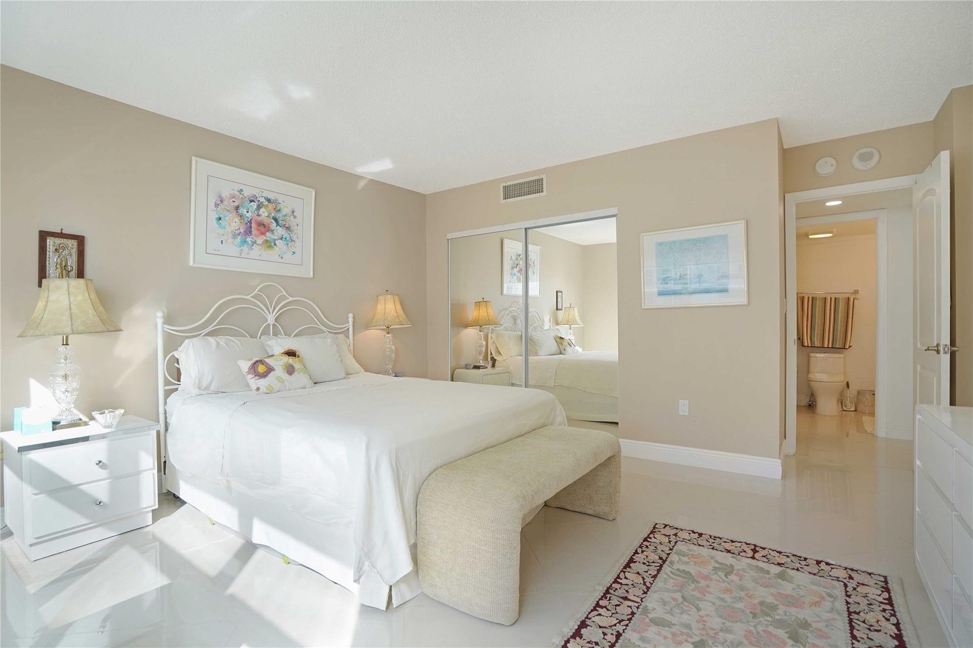 Guest bedroom. The guest bath is directly across the hall.