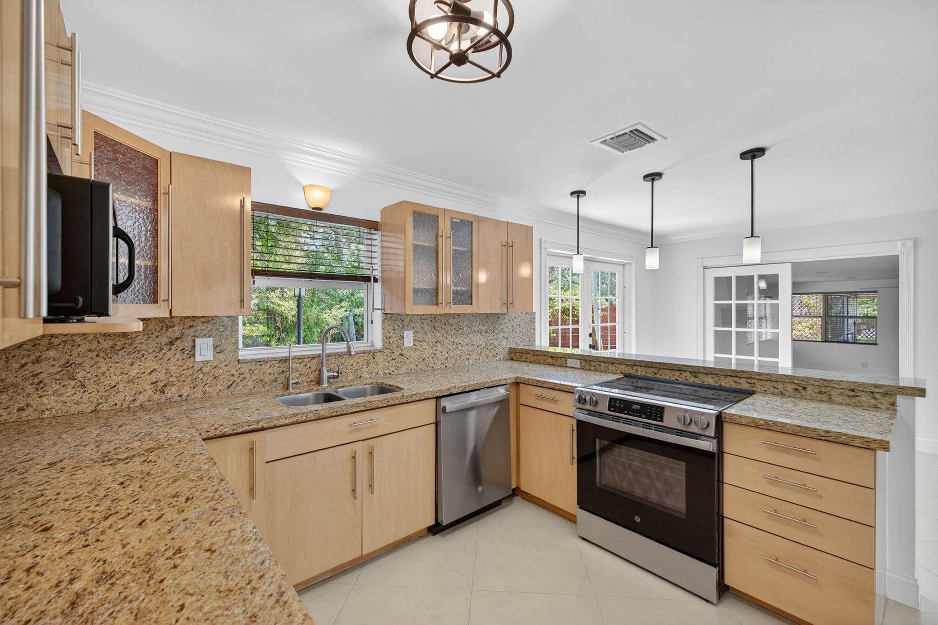 The Kitchen was updated with new Stainless Steel Appliances and has Granite Countertops.
