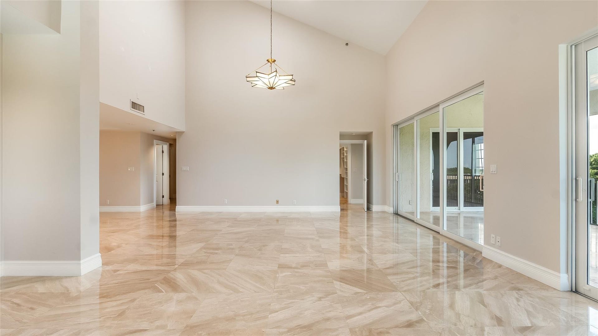 4116 W Palm Aire Drive, #166b, Pompano Beach, FL 33069 Wide open space leads to the entry hallway, with excellent flow throughout and direct balcony access for indoor-outdoor living.
