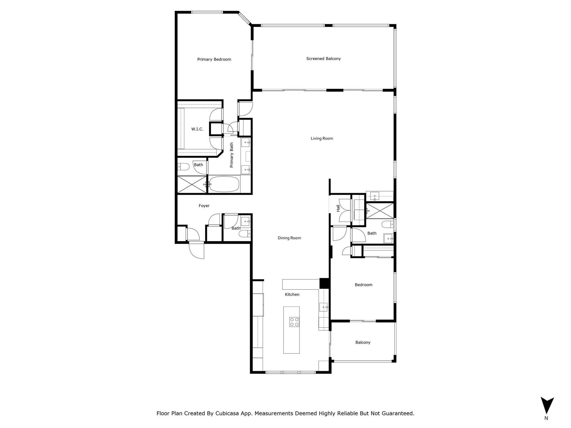 4116 W Palm Aire Drive, #166b, Pompano Beach, FL 33069 A well-designed layout with two bedrooms, three baths, spacious living and dining areas, and two private balconies.