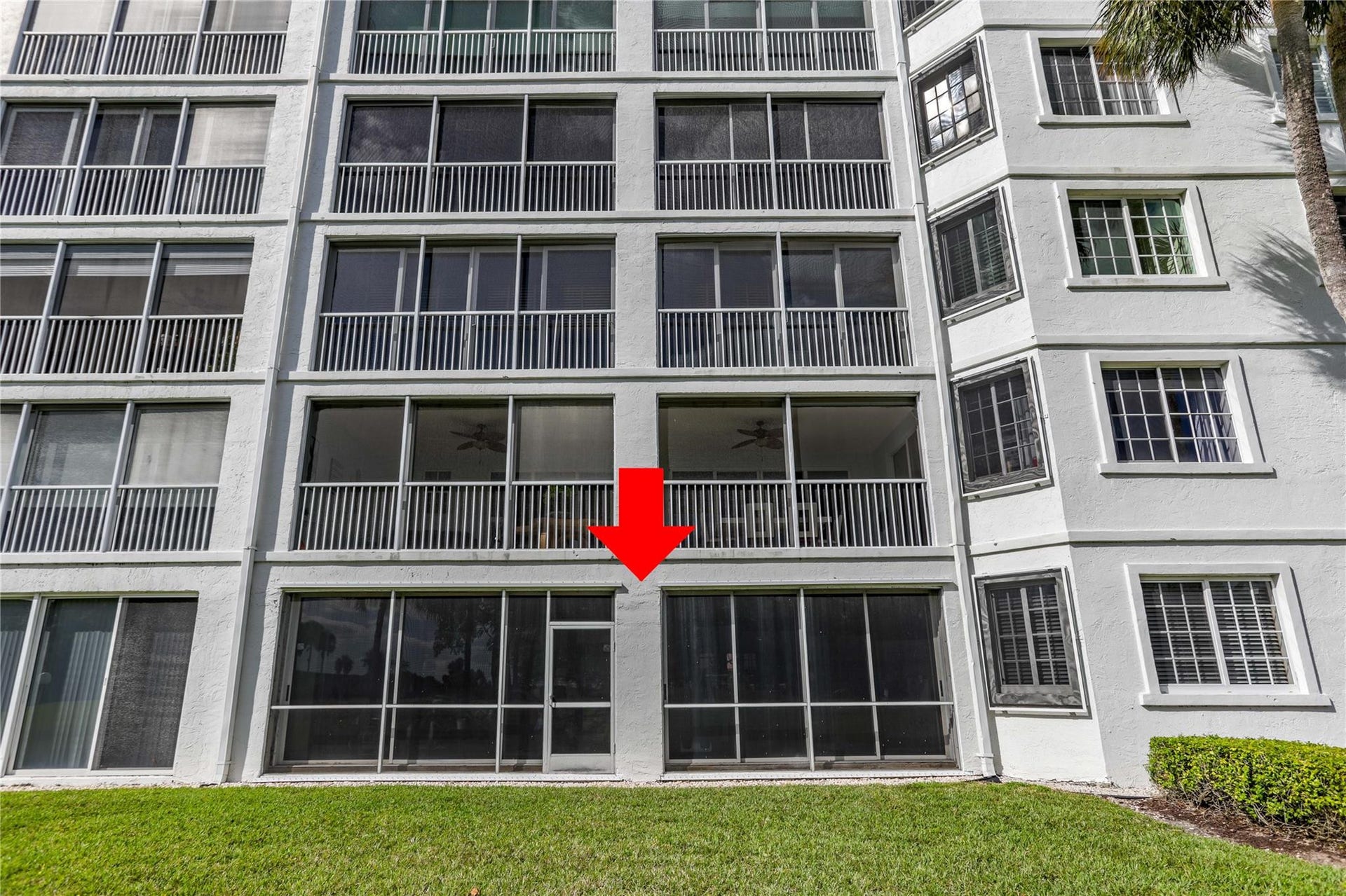 4112 W Palm Aire Drive, #121B, Pompano Beach, FL 33069 Media room and Third bedroom/office enclosed rooms faces golf course