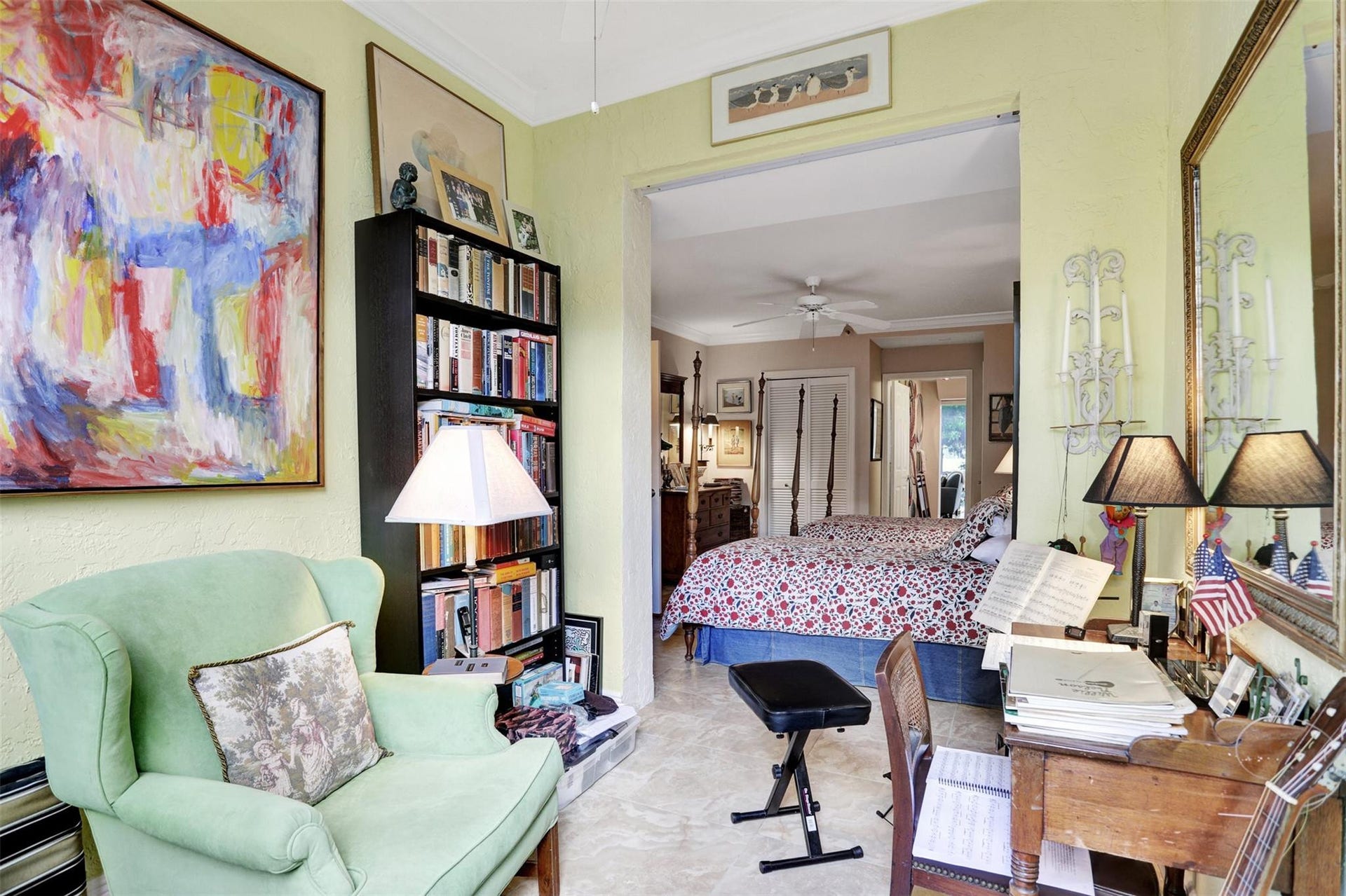 4112 W Palm Aire Drive, #121B, Pompano Beach, FL 33069 Sun room off bedroom. Has private patio entrance