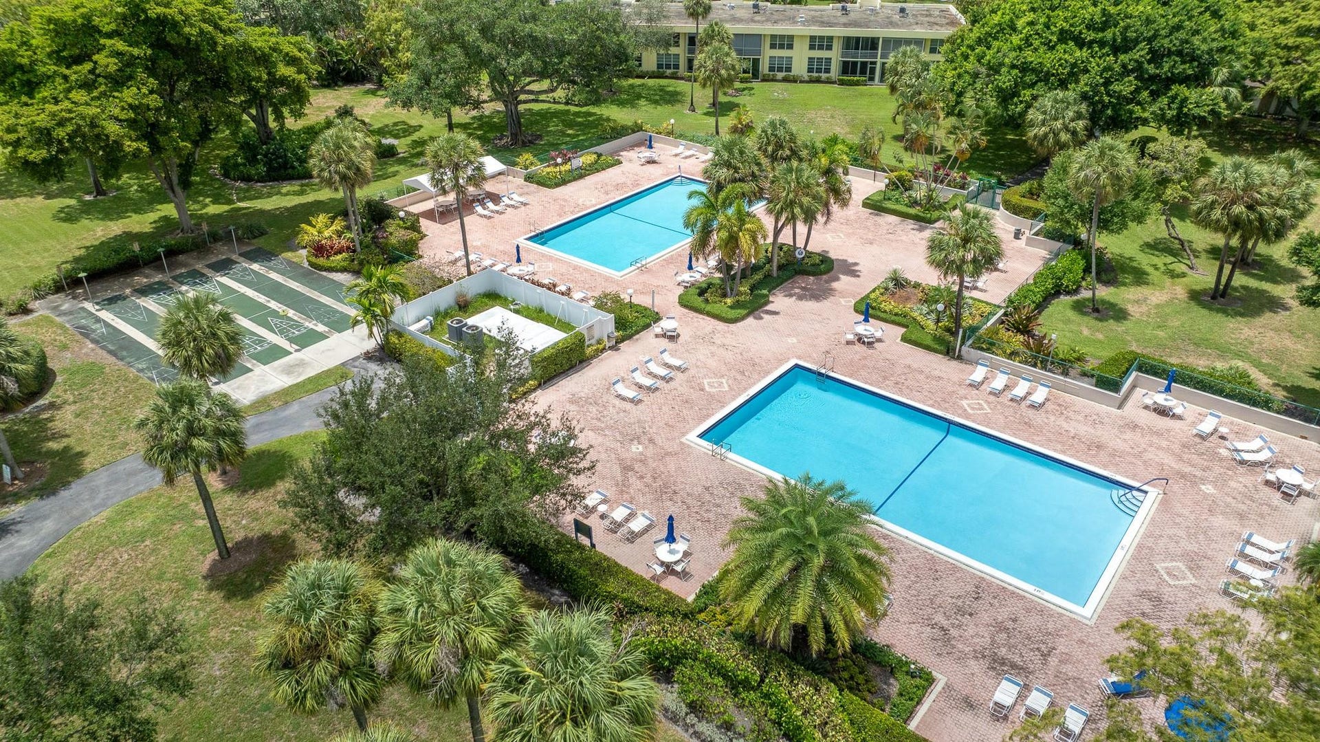 Amenities Pool Aerial View