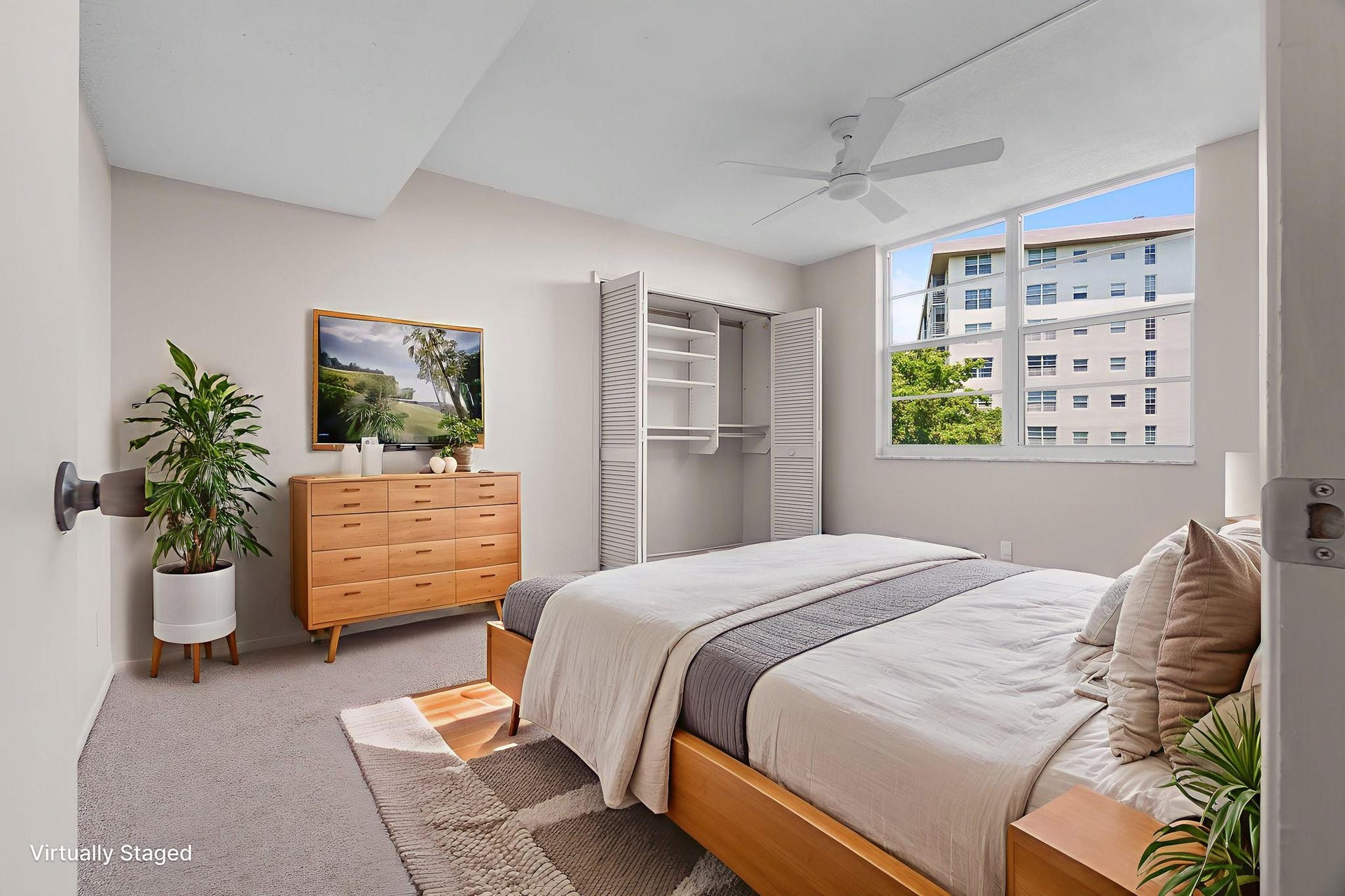 Secondary Bedroom Staged