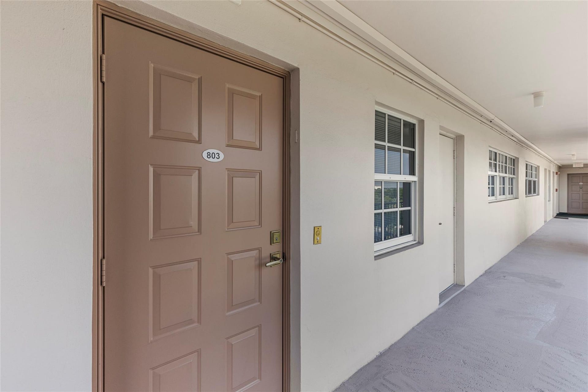3100 N Palm Aire Drive, #803, Pompano Beach, FL 33069 Updated front doors