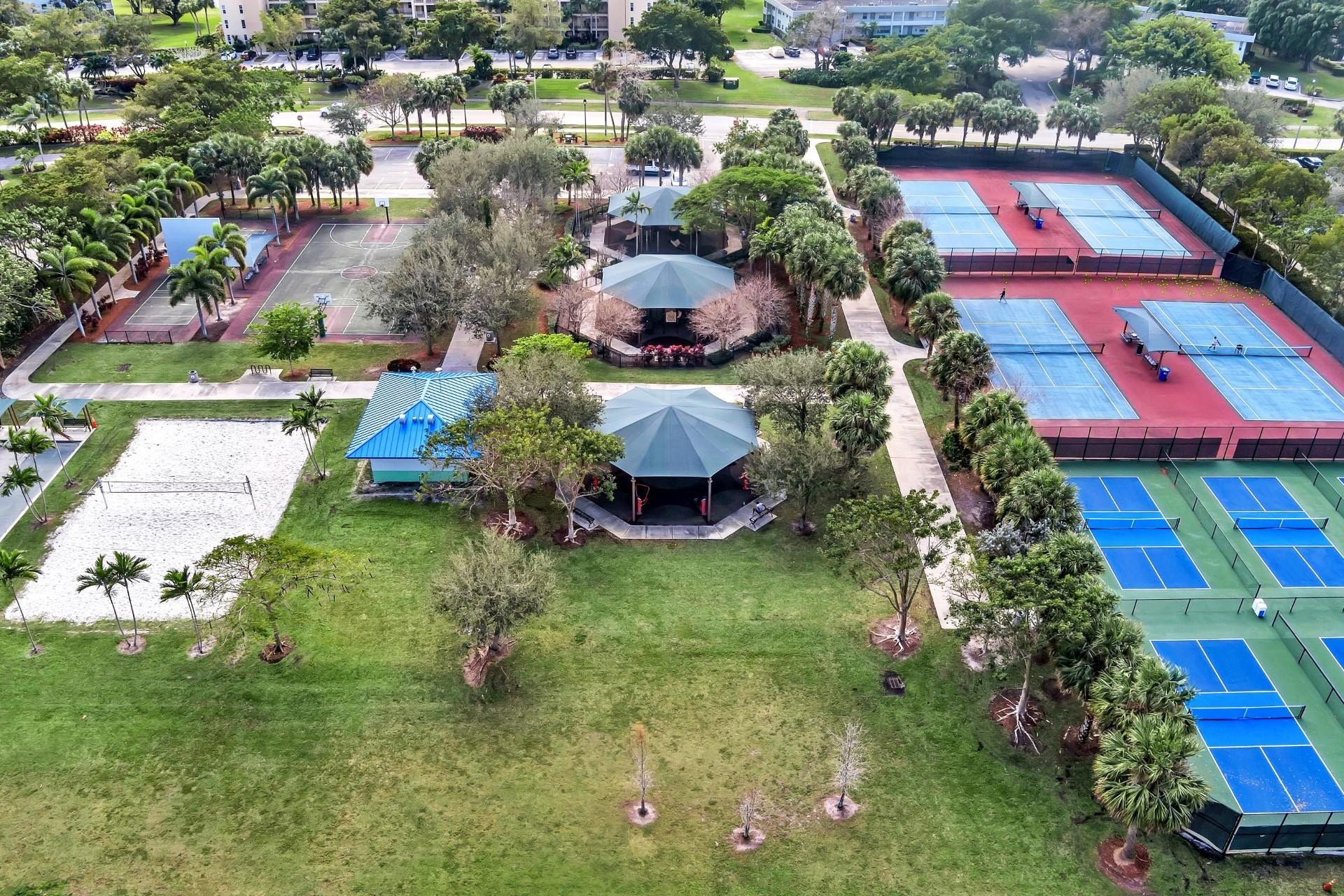 3100 N Palm Aire Drive, #803, Pompano Beach, FL 33069 Tennis and pickleball courts at George Brummer Park