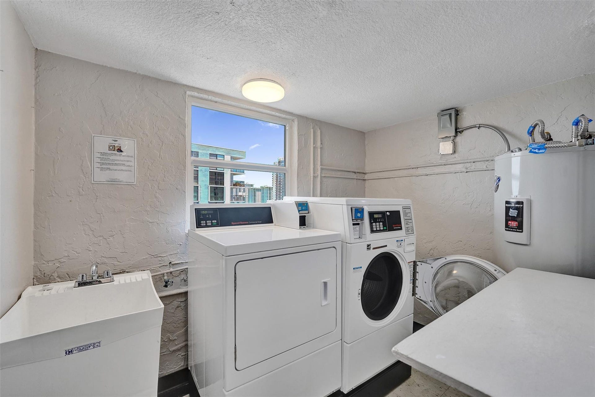 Laundry and extra storage next door to 15C