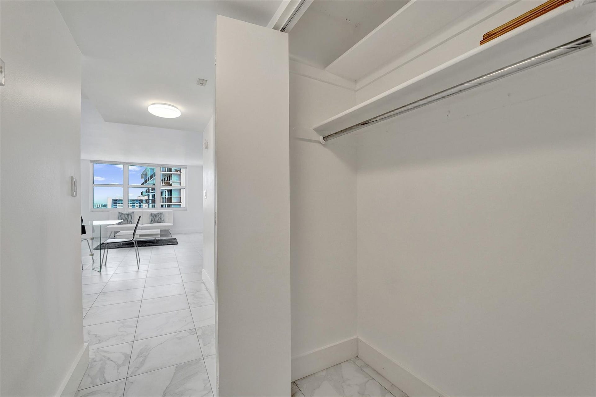 Closet on right as you enter unit. Perfect as a Pantry.
