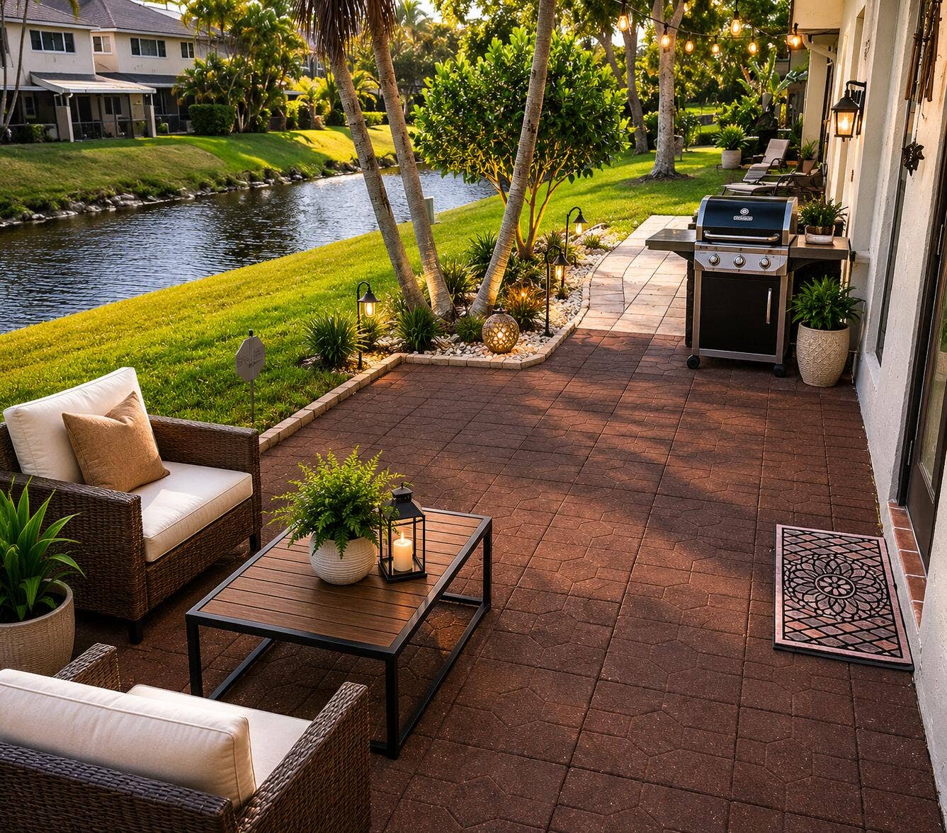 2098 SW 17th Drive, Deerfield Beach, FL 33442 Yard, Virtually Staged