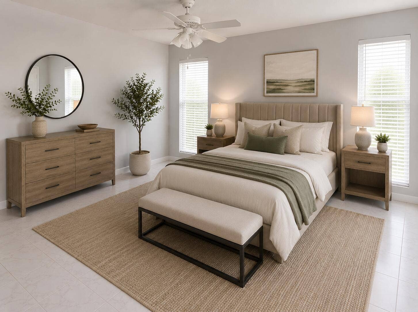 2098 SW 17th Drive, Deerfield Beach, FL 33442 Master Suite Virtually Staged