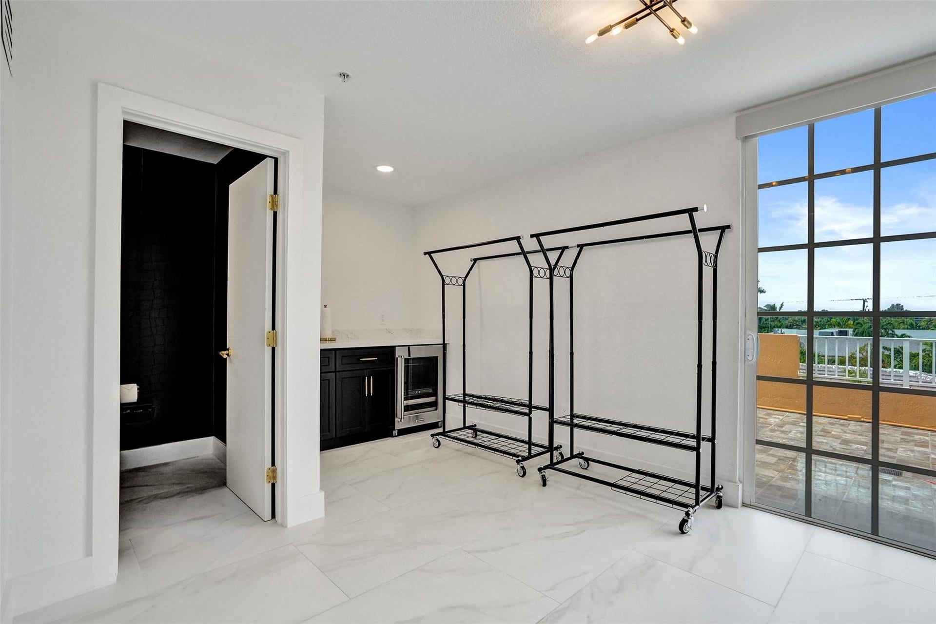 Loft/flex space leading to rooftop terrace.