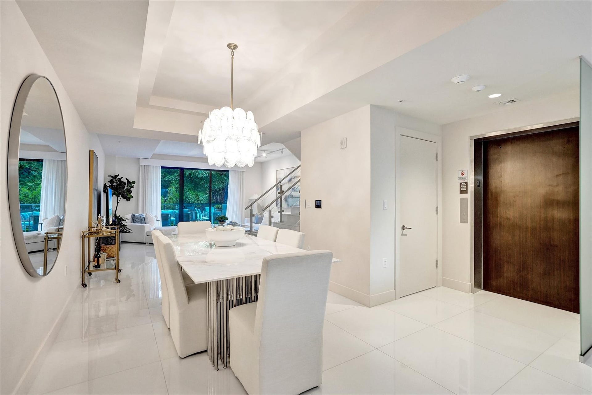 3030 N Ocean Boulevard, #S104, Fort Lauderdale, FL 33308 direct elevator entrance into the residence