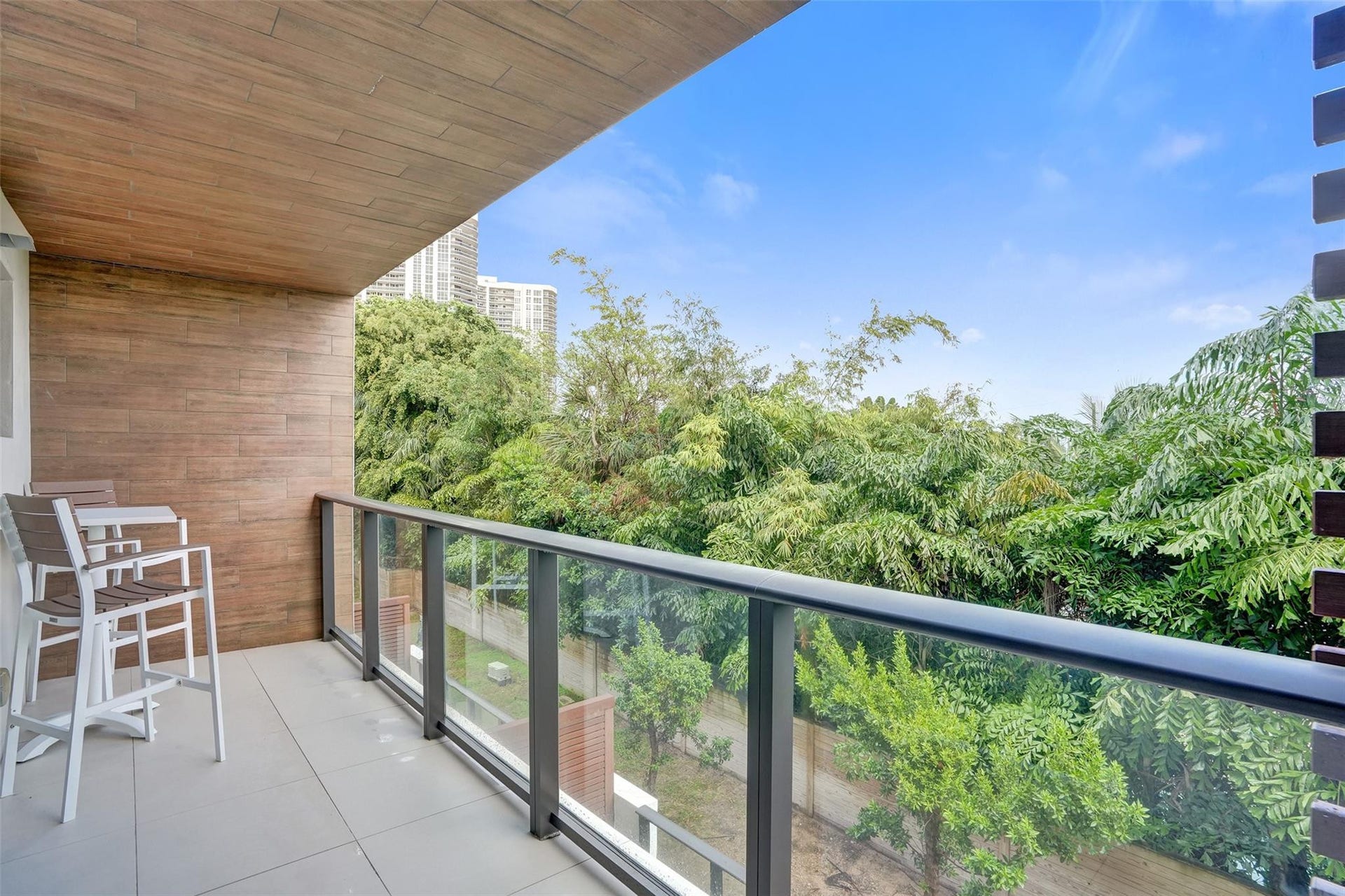 3030 N Ocean Boulevard, #S104, Fort Lauderdale, FL 33308 balcony off primary suite