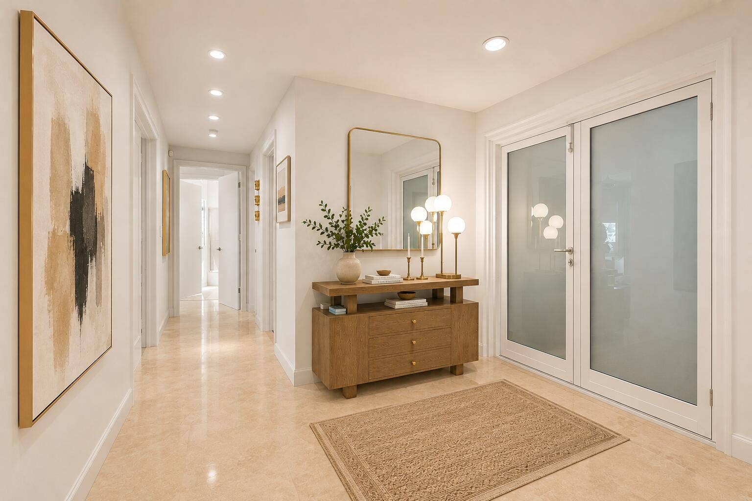 Foyer Entrance-Virtually Staged