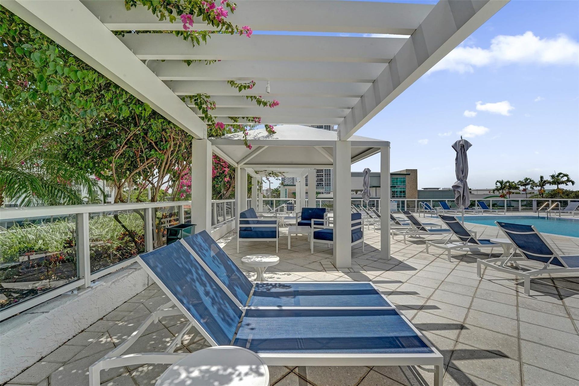 3015 N Ocean Boulevard, #15J, Fort Lauderdale, FL 33308 For those who want shade!