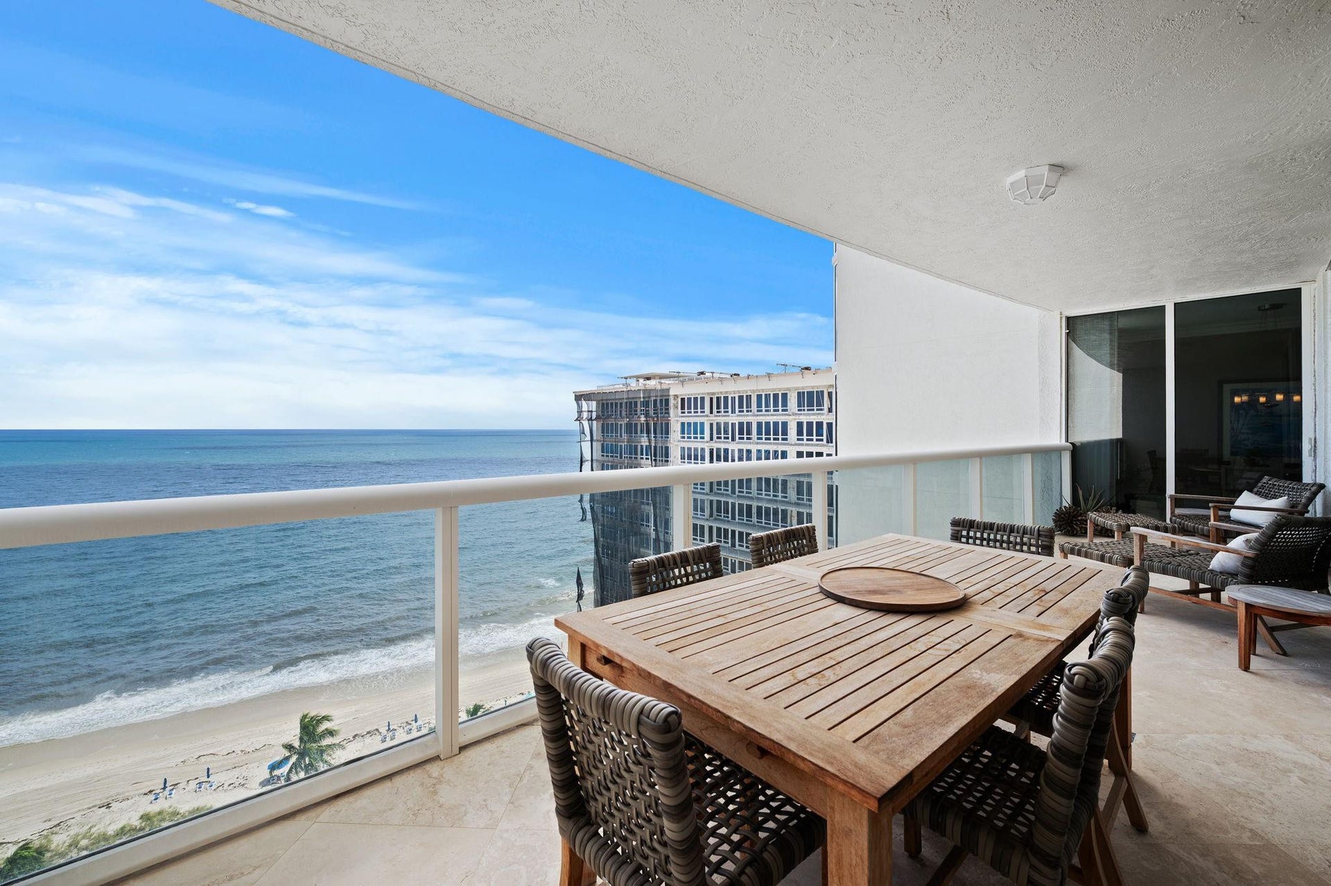 4240 Galt Ocean Drive, #1704, Fort Lauderdale, FL 33308 East Balcony