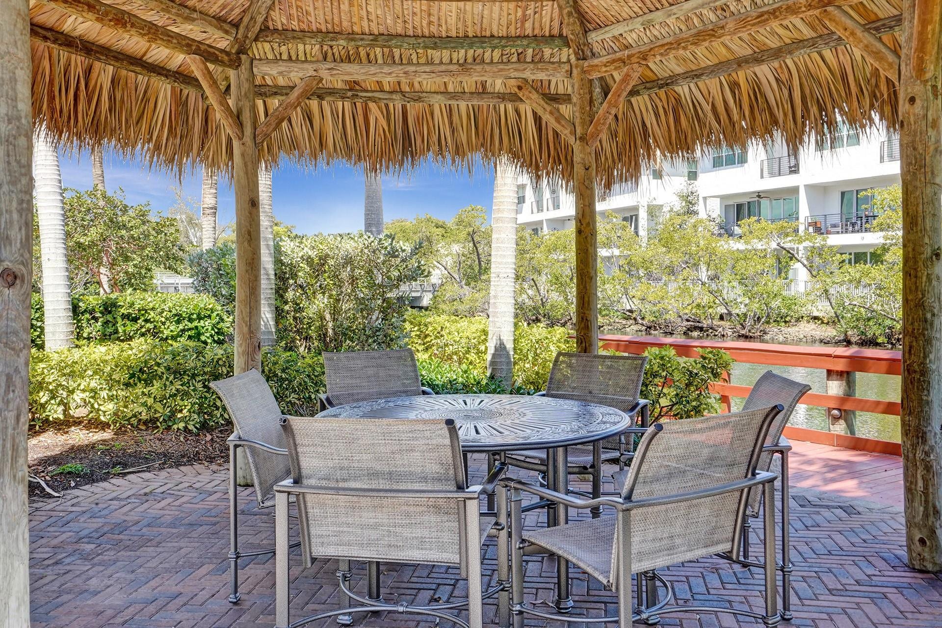 2601 NE 14th Avenue, #104, Wilton Manors, FL 33334 Tiki hut