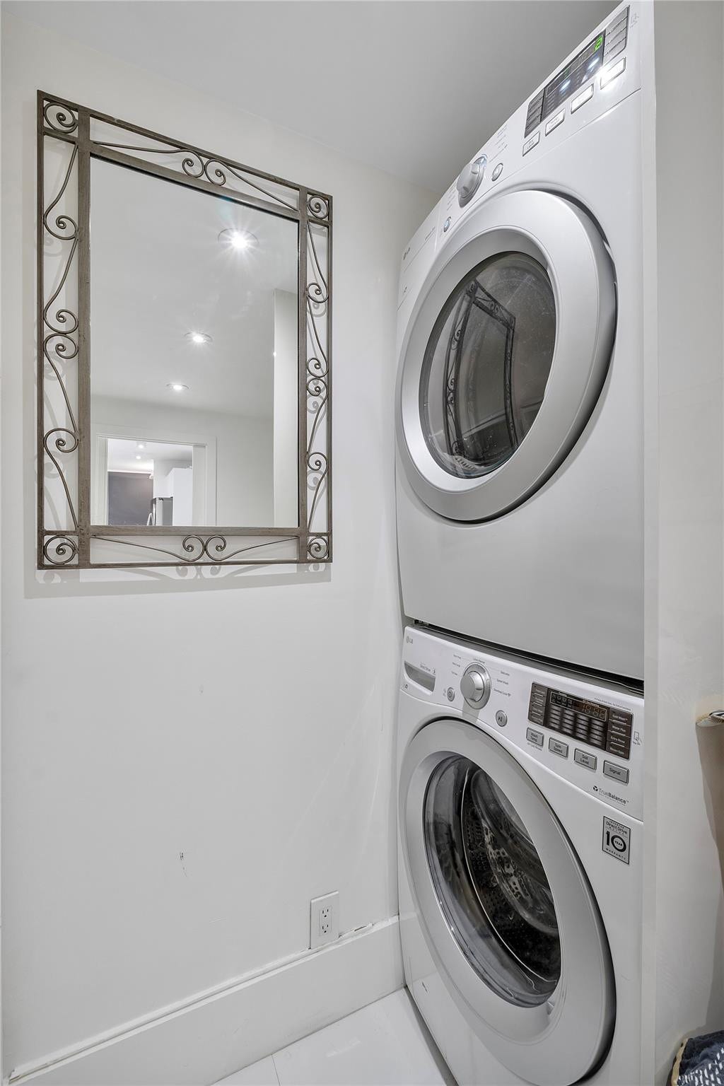 Washer & Dryer inside the unit